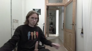 I love to jerk my big twink dick after school is over on webcam live