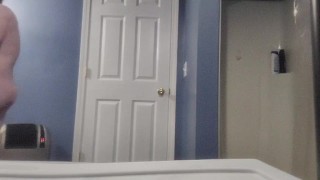 P.O.V You spy on me in the bathroom but I notice the camera.