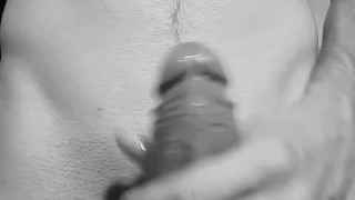 In a FRIEND'S bathroom on the verge of EJACULATION