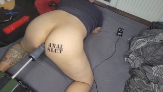 Pounding my slutty ass-pussy