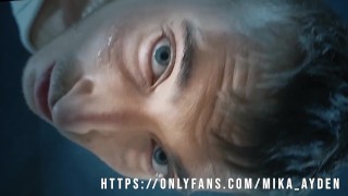 STRIP-TEASE ASS AND CUM Cum on my face - MIKA AYDEN