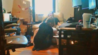 Voyeur Shot of Heather Kane Making Cock Gush!