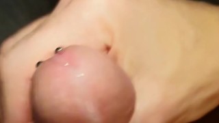 A quick wank and cum before I start dreaming...