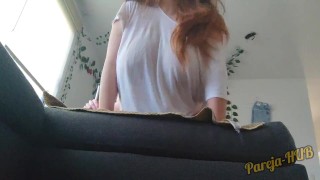 Sexo duro a la Mejor Amiga de mi Novia de Tetas Enormes