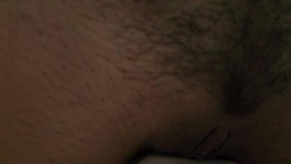GAPPING PUSSY Morning Masturbation ORGASM n PEE# Humping my bf pillow