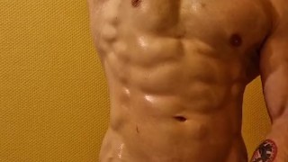 Your jock boy gives the best of himself for you... Happy Valentine!