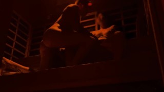 Caught masturbating in sauna by stranger