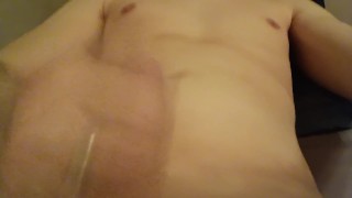 I sit in bed and masturbate thinking about my colleague