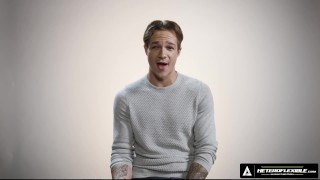 HETEROFLEXIBLE - How Men Orgasm With Charming Stud Jayden Marcos! WATCH HIM JERK OFF! FULL SCENE