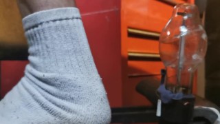 Private Video, Spooked when Large Glass Bulb Popped Into My Butt