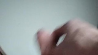 Uncut British Twink Cumming On The Toilet Seat