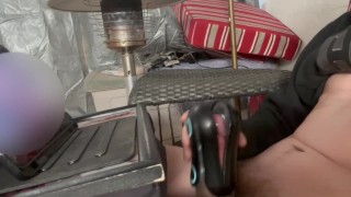 An hour of watching porn using my toy