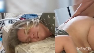 O Face close up , whore fucks stranger and eyes roll back