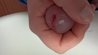 peehole enlargement while peeing