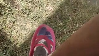 ALMOST CAUGHT PISSING OUTSIDE IN PUBLIC DIRT ROAD