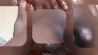 Squirting orgasm from anal fingering