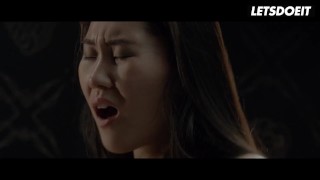 Perfect Asian Babe Katana Erotic Fetish Sex with Big Dick Client - LETSDOEIT