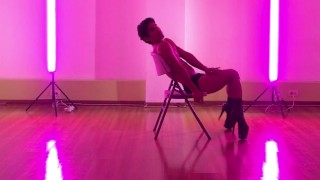 Gay erotic chair dance