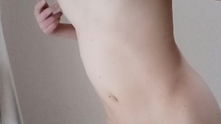 【乳首】お尻にバイブ入れてチクニー大量射精【オナニー】 Nipple masturbation with a vibrator in the butt