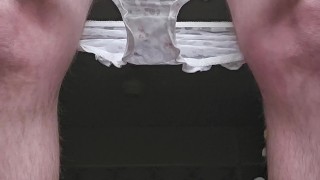 Pissing Daddy in panties