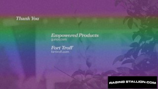 Hairy Beau Butler Spitroasted By 3 Massive Cocked Hunks - RagingStallion