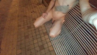 Walking totally naked in public