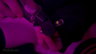 Femboy plays with their stim toy until they cummies (〃ω〃)