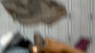 AMATER EBONY NAUGHTY PISS ON HIS CLOTH