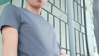 Handsome Pinoy Masturbates at Abandoned House - Daks Jakol