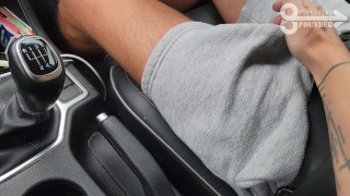 Uber Driver Jerks My Cock!