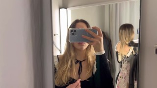 See through trying on haul cute date outfits