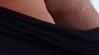 Playing with my little friend