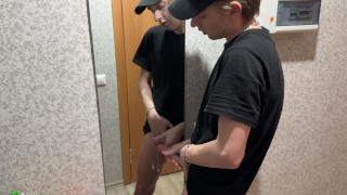 jerked off in front of the mirror. ( подрочил на зеркало) . Full video.