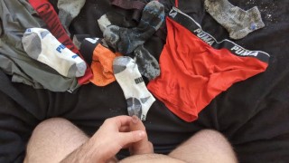 Soaking Socks and boxers with piss
