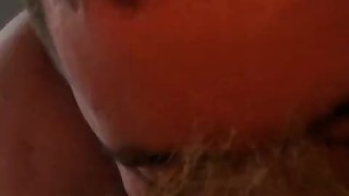 POV Rimming a Hairy Hunks Hole