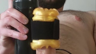 Handsfree Cumming with Automatic Masturbator