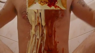 REQUEST - @CondimentCunt messy food video with sauce
