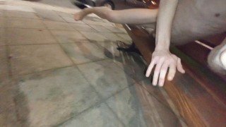 Public nudity and cum