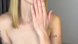 The blonde didn't know her stepbrother had seen all her holes