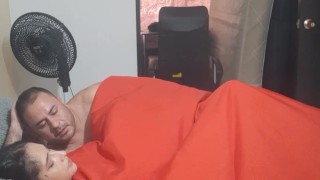 My husband very horny and fucks my pussy.