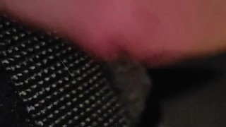 Cop exibicionist with big dick in the streets