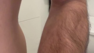 Pee desperation and shoe humping orgasm - Could not hold it any longer