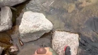 The nature makes me horny (Public handjob)