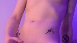 BEAUTIFUL NATURAL TRANS GIRL JERKS OFF AND CANT STOP AFTER CUMMING