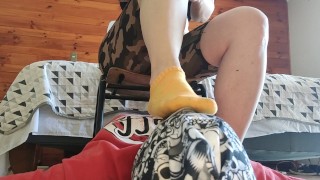 AFTER RUN , SNEAKERS , SOCKS AND FOTT WORSHIP AND SNIFF