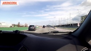 my whore step mom even in the car she has no patience she wants to see me enjoy and give her my cum