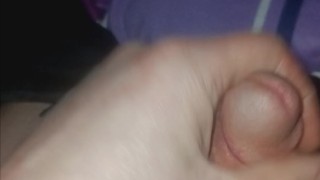 Solo-masturbation at home, almost caught.