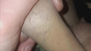 Solo-masturbation almost caught by babysitter.