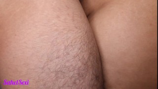 خیلی دلم میخواد کیر کلفتشو تا تخماش بکنم تو کسم ولی حیف که پرده دارم 😢| کیرشو حسابی مالیدم به کصم