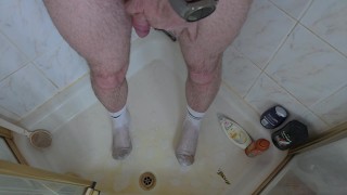 REQUEST - pissing on my dirty feet and socks